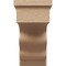 Ekena Millwork 8"W x 16"D x 16"H Classic Highland Rough Cedar Woodgrain TimberThane Corbel, Primed Tan CORUR08X16X16HLDRCPR - alternate 6